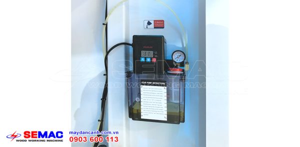 Bộ bơm dầu máy dán cạnh acrylic noline