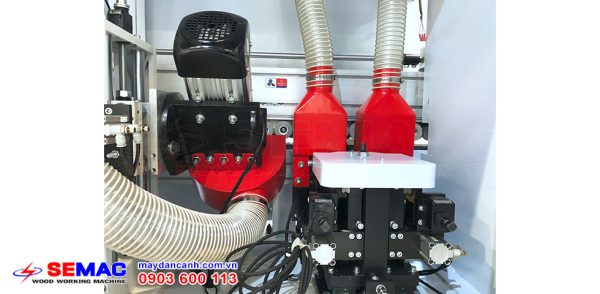 Cụm phay 90 - 45 máy dán cạnh acrylic