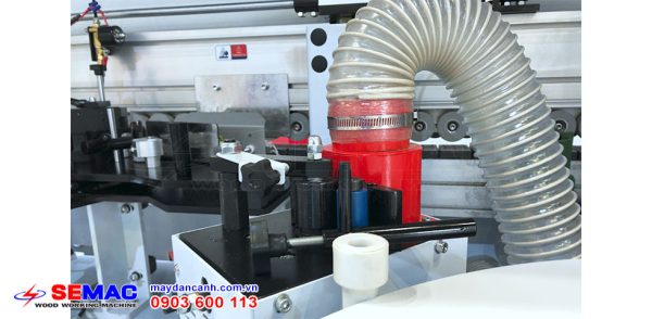 Cụm phay rãnh chỉ dán nghiêng máy dán noline