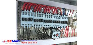 Linh kiện điện Siemens máy dán cạnh acrylic