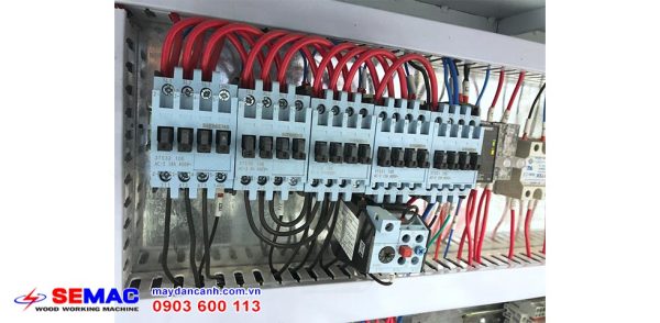 Linh kiện điện Siemens máy dán cạnh acrylic