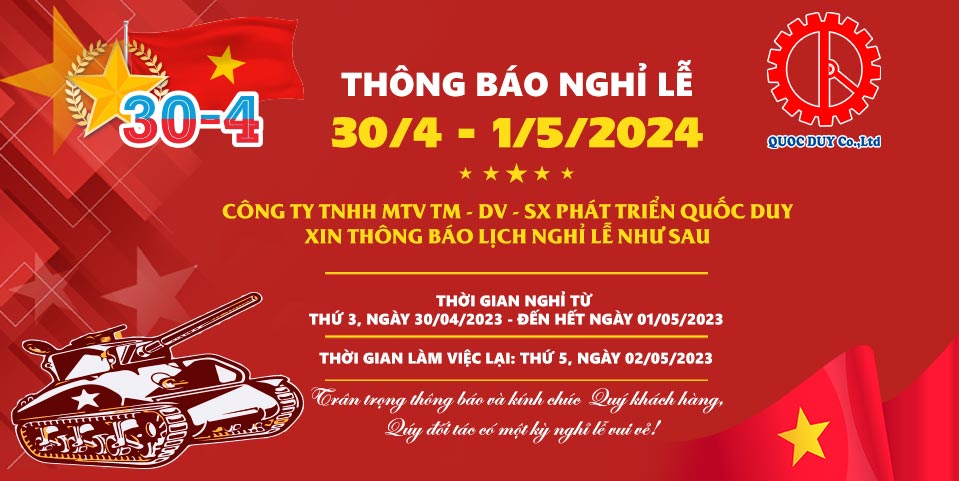 Nghỉ lễ 30/4 - 1/5 | Quốc Duy