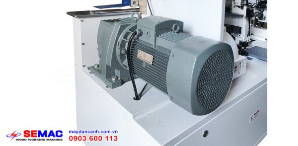 Động cơ băng tải máy dán cạnh nẹp L | Quốc Duy