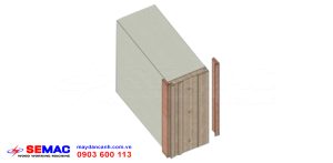 Khung bao 2D cho cửa gỗ công nghiệp