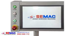 Màn hình điều khiển máy dán cạnh nẹp L