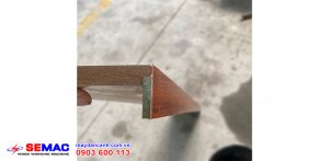 Máy dán cạnh nẹp L khung bao cửa | Quốc Duy