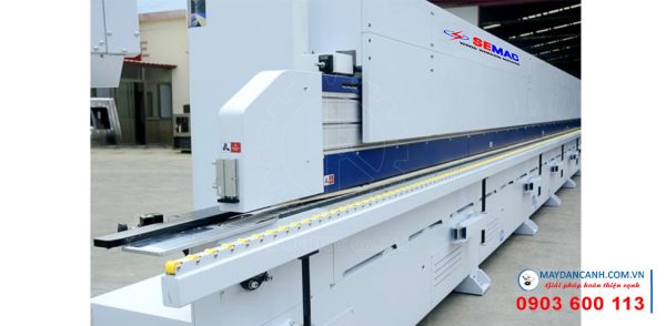 Máy dán cạnh tấm nhôm tổ ong