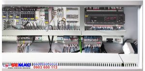 Thiết bị điện máy dán nẹp L khung bao