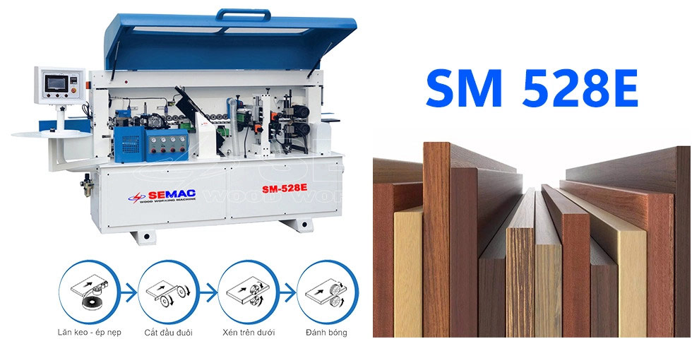 Máy dán cạnh 5 chức năng tự động