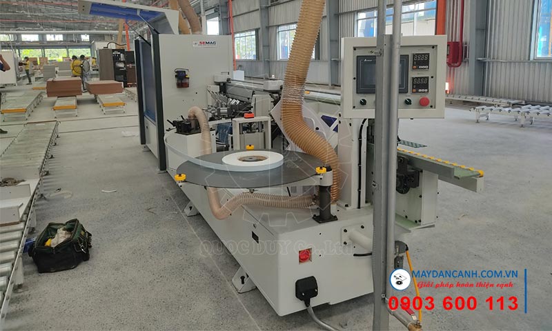 Máy dán cạnh vát nghiêng 45 độ - SMBL 450DT