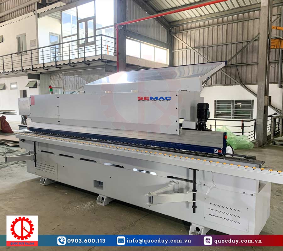 Báo giá máy dán chỉ gỗ MDF | Quốc Duy