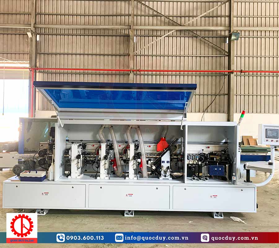 Máy dán cạnh gỗ MDF 6 chức năng tại Đồng Nai