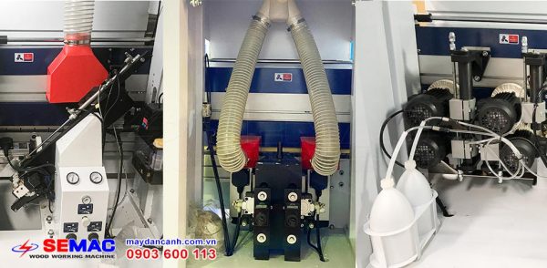 Cụm phay - cụm cắt đầu đuôi - cụm phun dung dịch vệ sinh