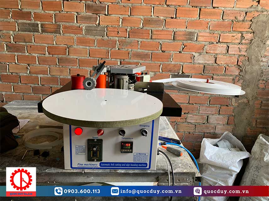 Máy dán cạnh gỗ mini cầm tay giá rẻ | Quốc Duy