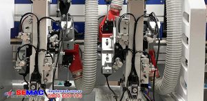 Xén thô xén tinh máy dán cạnh cửa đi | Quốc Duy