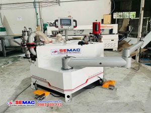 Báo giá máy dán cạnh cong tự động keo EVA PUR | SEMAC