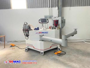 Giao máy dán cạnh cong tự động keo EVA PUR | SEMAC