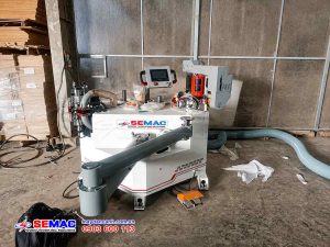 Máy dán cạnh cong thẳng tự động tại Bắc Ninh