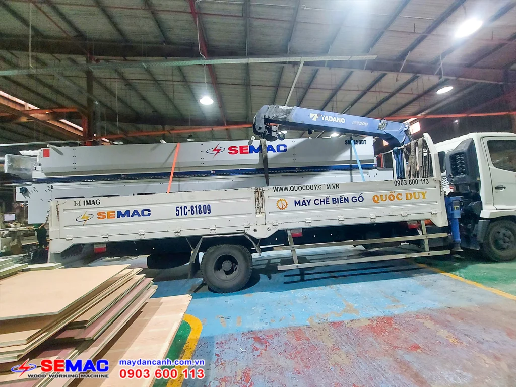 Báo giá máy dán cạnh vát nghiêng 45 độ